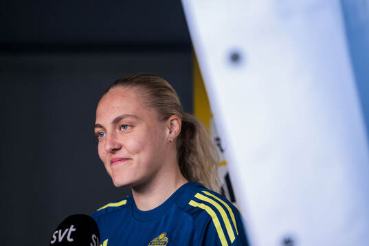 Elma Junttila Nelhage of the women's national football team