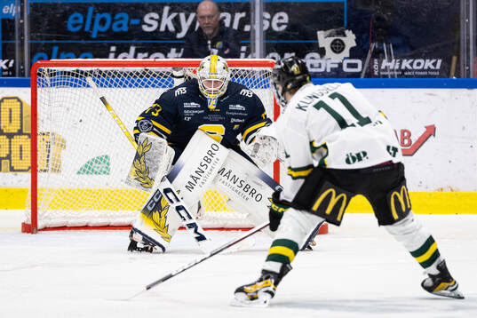 Södertäljes målvakt Love Härenstam