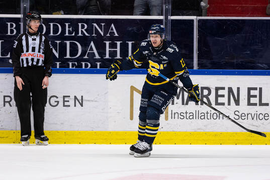 Södertäljes Henrik Eriksson jublar