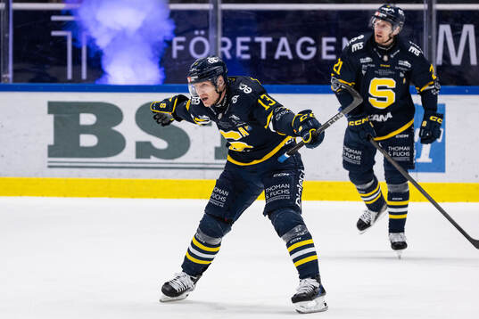 Södertäljes Henrik Eriksson jublar