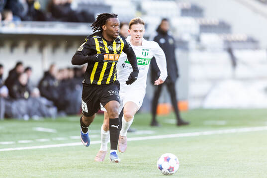 Häckens Jeremy Agbonifo och Västerås Jens Magnusson