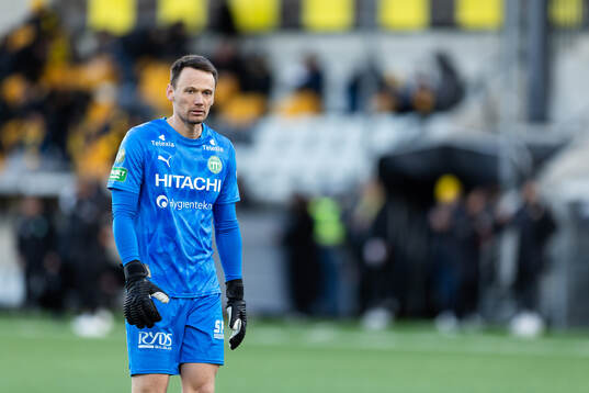 Västerås målvakt Anton Fagerström deppar