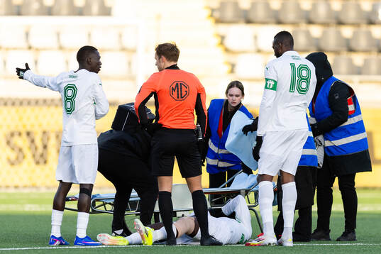 Västerås Moussa Diallo skadar sig