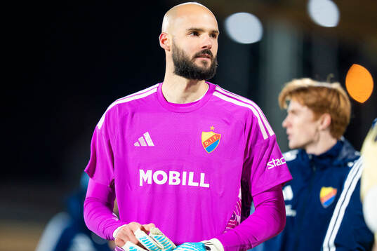 Djurgårdens målvakt Filip Manojlovic