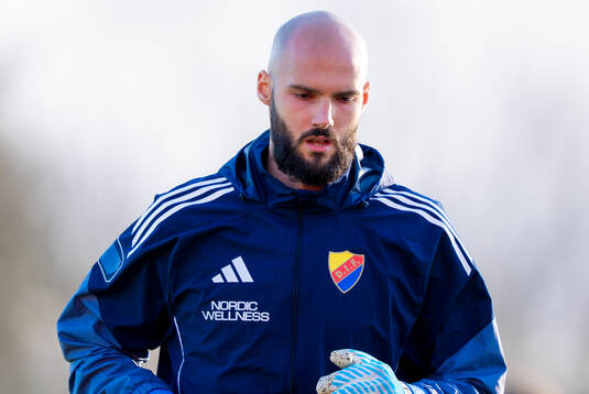 Djurgårdens målvakt Filip Manojlovic