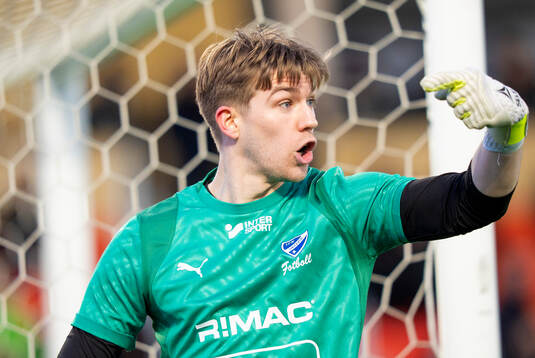 IFK Skövdes målvakt Linus Norrgård