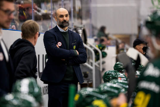 Björklövens assisterande tränare Daniel Rahimi