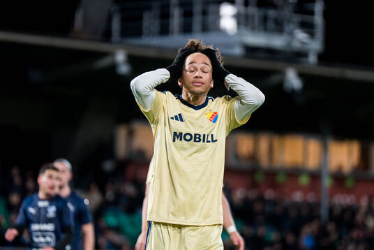 Djurgårdens Mikael Anderson deppar