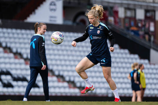 Justine Kielland of the Norwegian women’s national