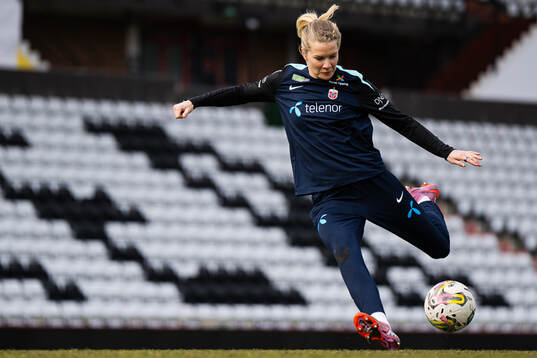 Ada Hegerberg of the Norwegian women’s national football