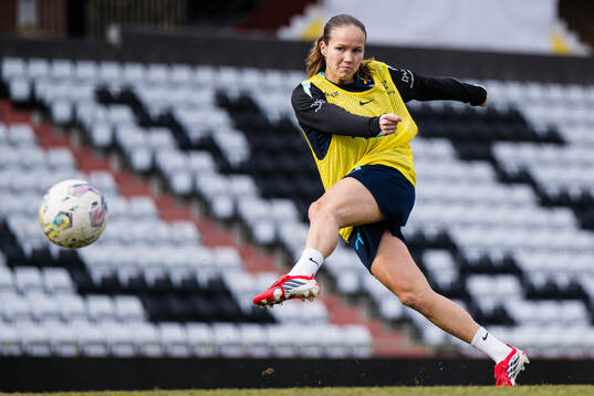 Bläddra bland fler bilder av Football, FIFA Women's World Cup Qualifier, Norway, training