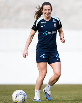 Tuva Hansen of the Norwegian women’s national football