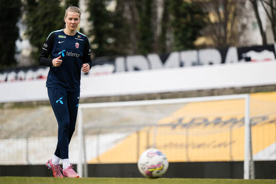 Ada Hegerberg of the Norwegian women’s national football