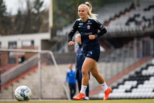 Emilie Woldvik of the Norwegian women’s national football