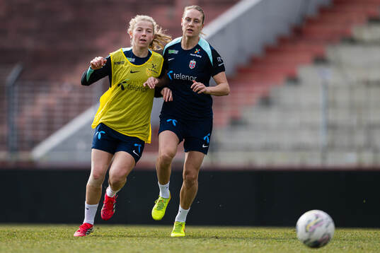 Justine Kielland and Lisa Naalsund of the Norwegian