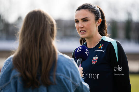 Ingrid Syrstad Engen of the Norwegian women’s national
