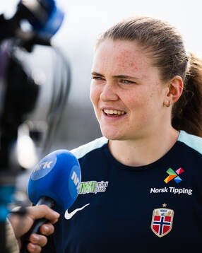 Signe Gaupset of the Norwegian women’s national football