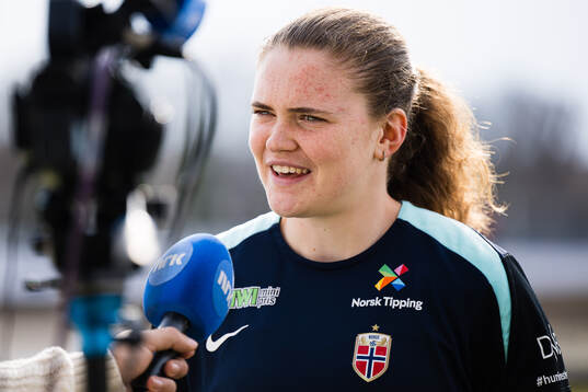 Signe Gaupset of the Norwegian women’s national football