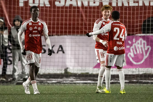 Sandvikens IFs Alan Carleton jublar