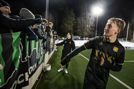 GAISs Henry Sletsjøe jublar
