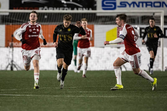 Sandvikens IFs Viggo van der Laan och GAISs William