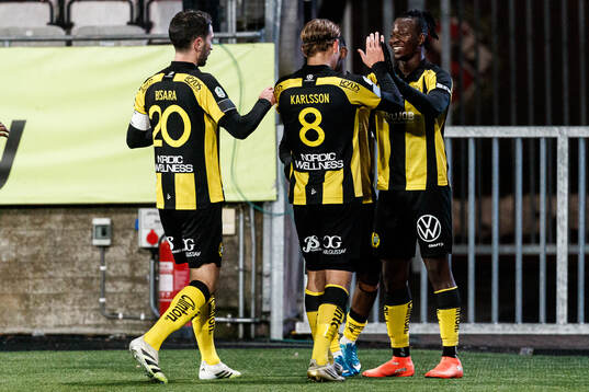 Hammarbys Moise Elohim Victoire Kabore jublar
