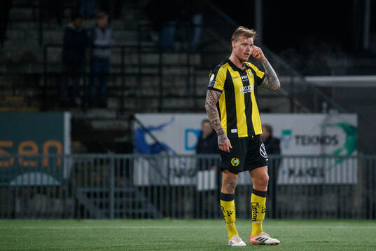Hammarbys Victor Eriksson deppar
