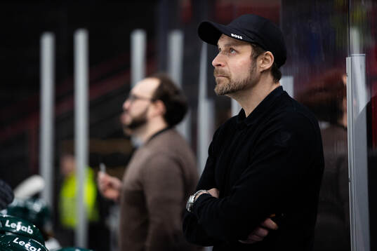 Färjestads tränare Johan Fransson