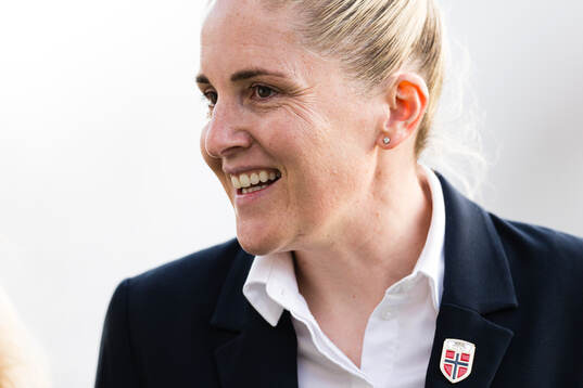 Head coach Gemma Grainger of Norway