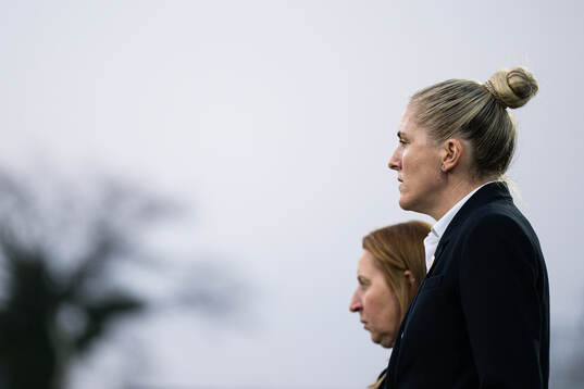 Head coach Gemma Grainger of Norway