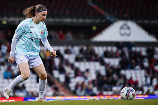 Signe Gaupset of Norway warms up