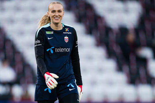 Goalkeeper Selma Panengstuen of Norway