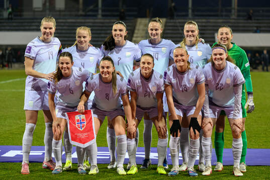 The starting eleven of Norway