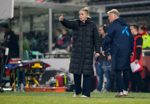 Head coach Gemma Grainger of Norway