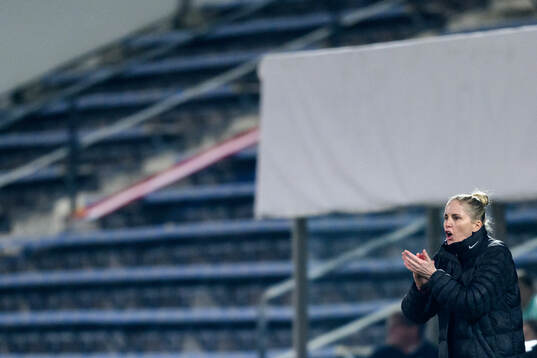 Head coach Gemma Grainger of Norway