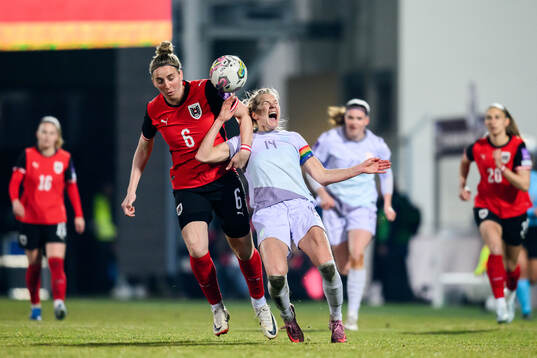 Katharina Schiechtl of Austria and Ada Hegerberg  of Norway