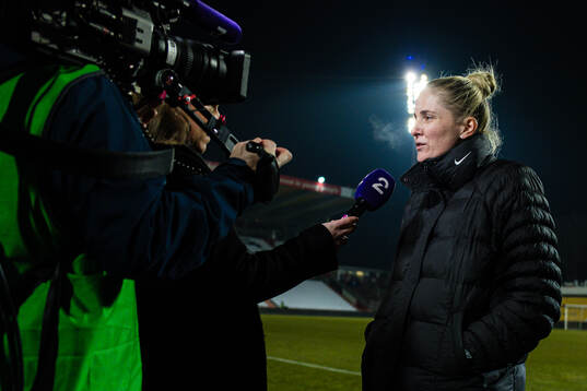 Head coach Gemma Grainger of Norway