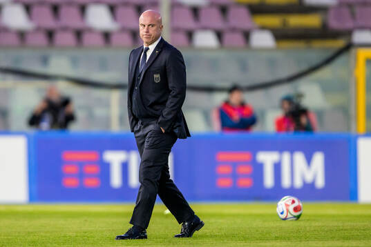 Head coach Andrea Soncin of Italy