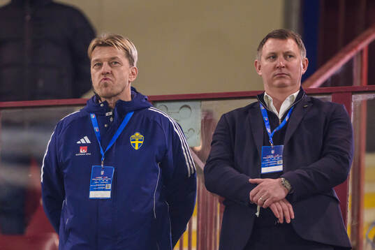 Head coach Tony Gustavsson and Kim Källström, Head of