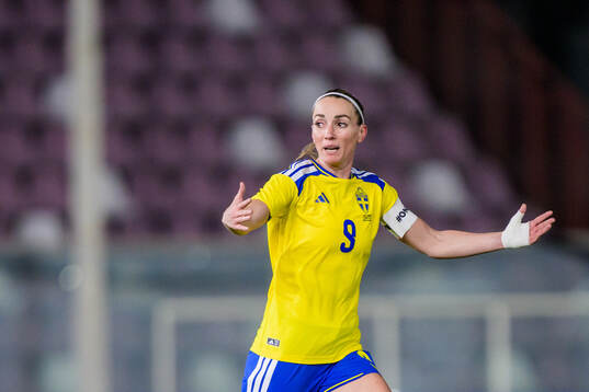 during the Women's FIFA World Cup Qualifier football match