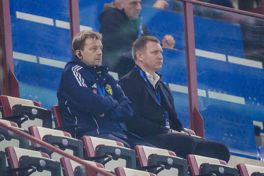 Head coach Tony Gustavsson and Kim Källström, Head of