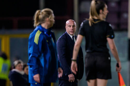 Head coach Andrea Soncin of Italy