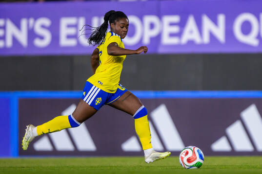 during the Women's FIFA World Cup Qualifier football match