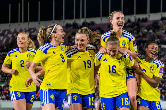Bläddra bland fler bilder av Football, FIFA Women's World Cup Qualifier, Italy - Sweden