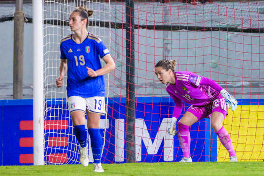Goalkeeper Jennifer Falk of Sweden