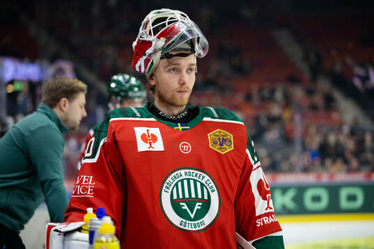 Goaltender Tobias Normann of Frölunda