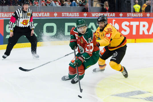 Arttu Ruotsalainen of Frölunda and Pontus Själin of Luleå