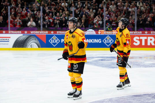 Anton Levtchi and David Granberg look dejected