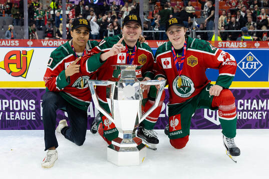 Max Westergård, Max Lindholm and Ivar Stenberg of