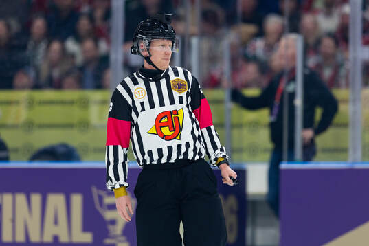 Referee Mikael Holm
